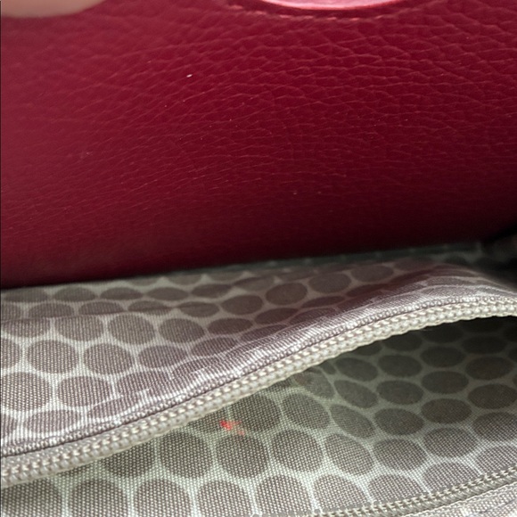 Brighton Red and Gray Crossbody Bag - Picture 3 of 5